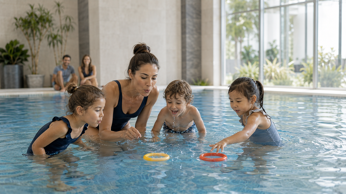 Acquaticità per bambini: scoprire l’acqua con fiducia, gioco e sicurezza